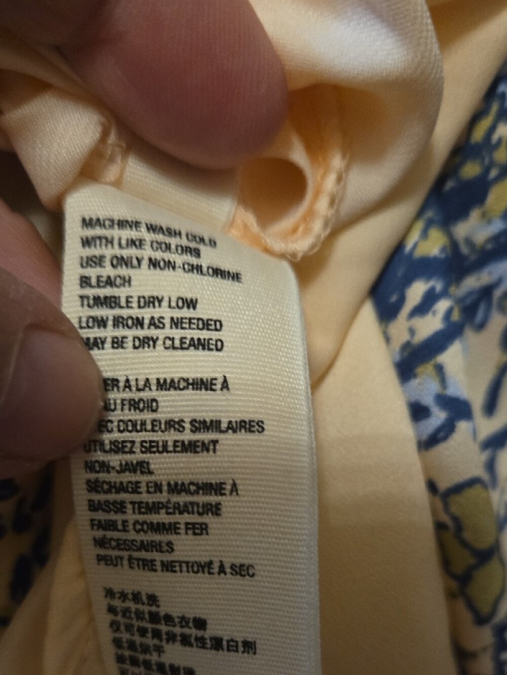 Free People Yellow Floral Patchwork Blouse - Picture 6 of 8